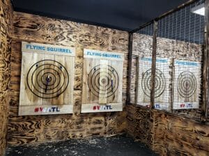 Flying Squirrel Axe Throwing